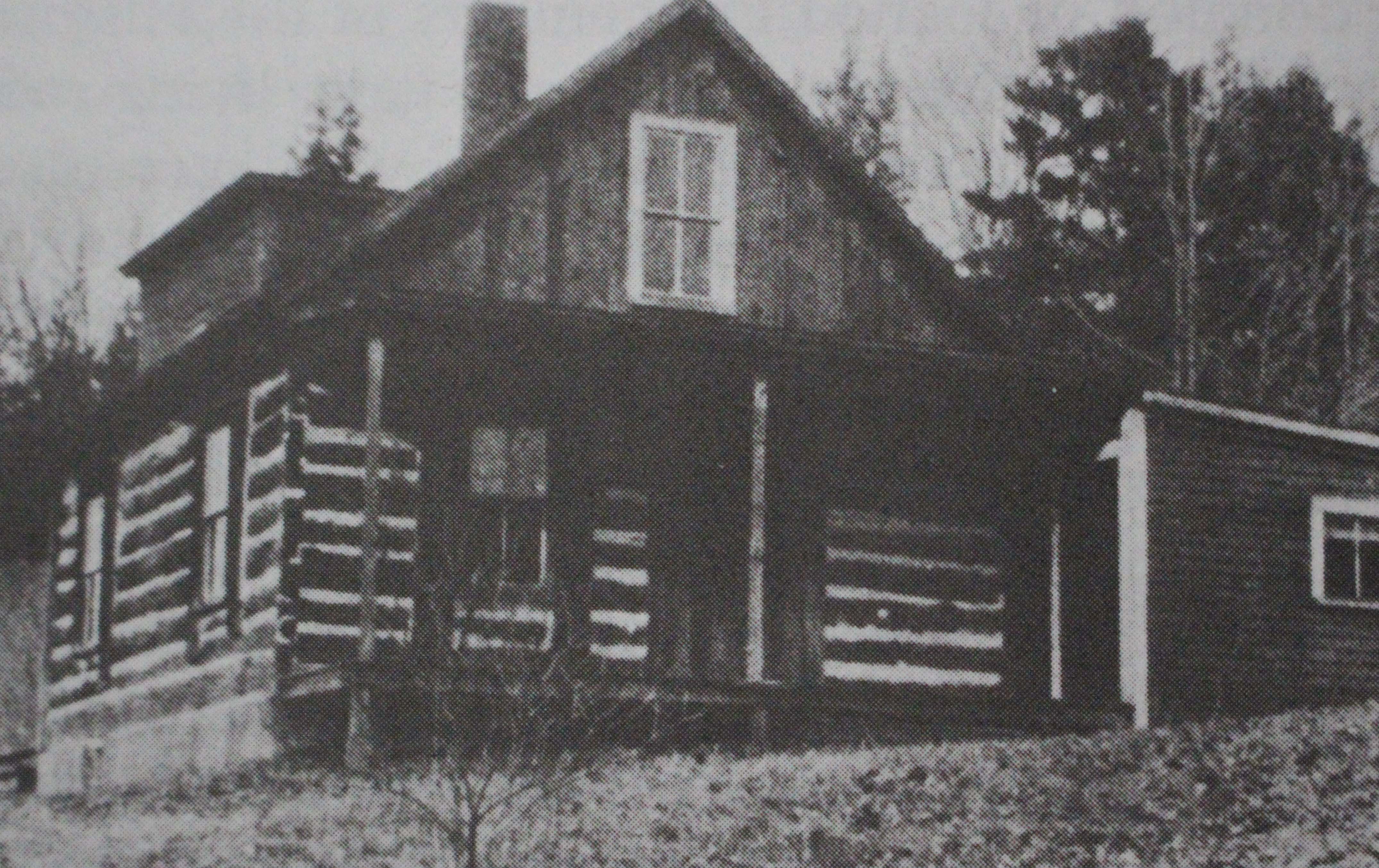 Cabin in original location
